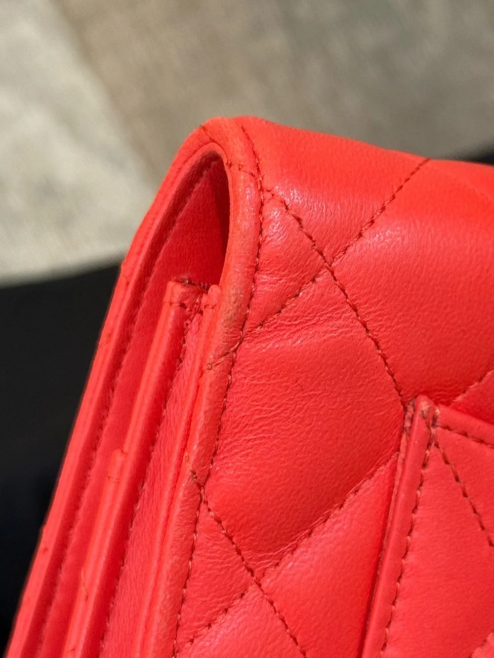 Authentic Chanel wallet on chain